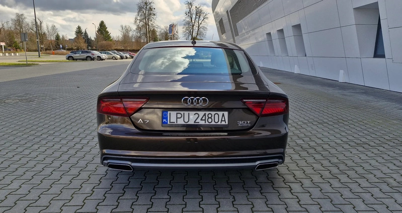 Audi A7 cena 134700 przebieg: 53600, rok produkcji 2016 z Puławy małe 172